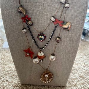 Betsey Johnson fish necklace